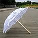 STARSIDE White Beige Parasol Wedding Lace Umbrella