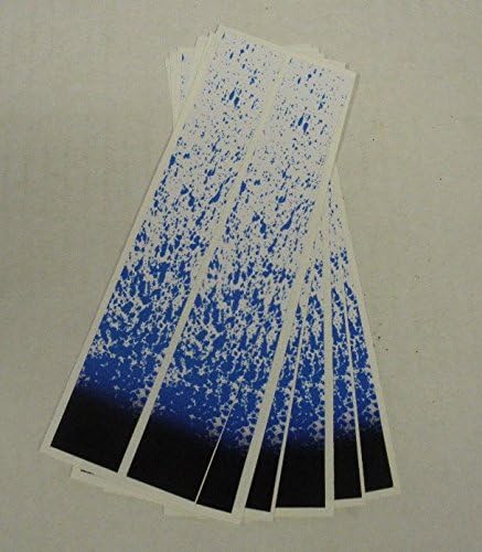 Bullseye Blue Spray Wraps Carbon Arrows 1 x 7 Pkg/12