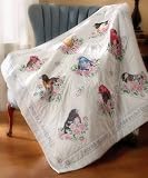 Songbirds Lap Quilt Stamped-45''X45''