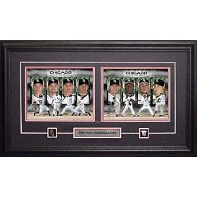 Chicago White Sox ''Sluggers and Pitchers'' Framed Dual Unsigned 8x10 Photographs