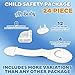 Ah Baby Child Safety Locks, Corner Cushions and Outlet Covers kit (24 Piece) Stops Burns, Cuts and Other Injuries