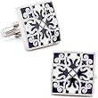 Silver Plated English Reef Cufflinks