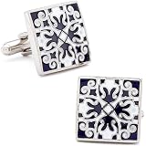 Silver Plated English Reef Cufflinks