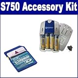 Samsung S750 Digital Camera Accessory Kit includes: KSD2GB Memory Card, SB2 ....