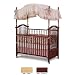 Continental Canopy Crib by Angel Line Finish: Cherry