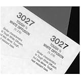 Rosco Cinegel 1/2 Tough White Diffusion, 20" x 24" Sheet of Light Diffusing Material