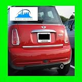 2007-2012 MINI COOPER PRECUT CHROME TRUNK TAILGATE TRIM MOLDING 2008 2009 2010 2011 07 08 09 10 11 12 S
