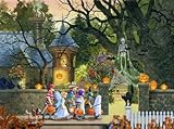 SunsOut Doug Laird Friends on Halloween 1000 Piece Jigsaw