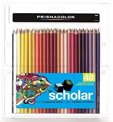 48 Color Scholar Art Pencil Set Prismacolor Boxed Set