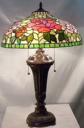 Tiffany Yellow Floral Table Lamp