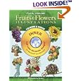 Full-Color Fruits and Flowers Illustrations CD-ROM and Book (Full-Color Electronic Design Series)
