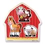 Melissa & Doug Barnyard Animals Large Peg Puzzle