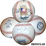 Cal Ripken Jr. Signed Career Baseball w/7/29/07 Cancellation stamp