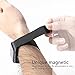 DeroTech for Apple Watch Band 42mm, Fully Magnetic Closure Clasp Mesh Loop Milanese Stainless Steel Bracelet Strap for Apple iWatch Sport & Edition,Black