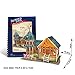 Cubicfun Cubic Fun 3d Puzzle Model 25pcs British Flavor Villa 16.5cm/6.5