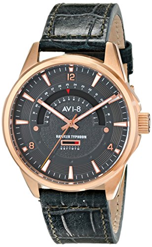 AVI-8 Men's AV-4027-04 Hawker Typhoon Analog Display Japanese Quartz Black Watch