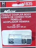 Milton 1835BK M Style Quick Fitting: 3 8-Inch Female Coupler