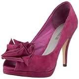 Menbur Women's Anna Karina 41150A33 Peep Toe Platform Pump,Fuchsia,38 EU (US Women's 8 M)