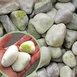 清家石材 玉砂利 500kg グラスグリーン 玉石砂利3-4cm