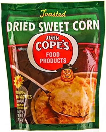 John Cope's Dried Sweet Corn Toasted, 7.5 Oz., Case of 12