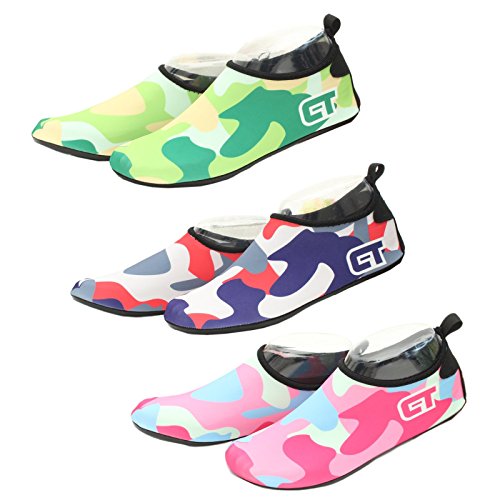 DeftGet Unisex Barefoot Water Skin Shoes Flexible for Beach Swim Surf Yoga Exercise Running Diving Shoes