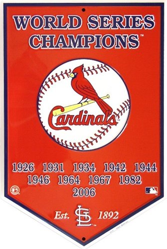 LGP - 066 St Louis Cardinals World Series Champions Home Plate Parking Sign - PS30116
