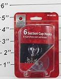 UPC 086786810040 product image for 6 Suction Cup Hooks 4 Piece Set | upcitemdb.com