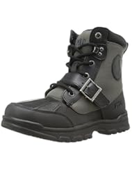 Shoes: Polo Ralph Lauren Kids Colbey Boot (Toddler/Little Kid/Big Kid),Black/Slate Grey,2 M US Little Kid - Polo Ralph Lauren Kids