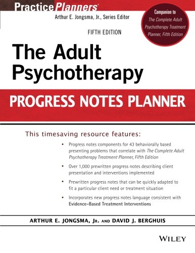 The Adult Psychotherapy Progress Notes Planner