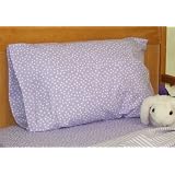 12x18 Polka Dot Pillowcase Lavender Travel Toddler Size by AB Lifestyles
