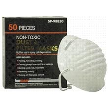 Gam Paint Brushes SP98850 Dust and Filter Masks, 50-Count