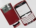 --NEW AT&T RIM Blackberry Curve 8300 8310 8320 Original OEM Full Housing Case Cover with Lens Battery Back Door Faceplate Bottom U Piece Red Color GSM Plus Tool Kit T5 Screw Driver & Opener