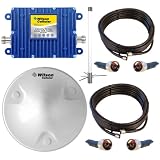 Wilson 801165 complete Large Home and Business 800mhz band Cell Phone Booster kit, 2.5dbi interior dome antenna, 50' LMR400 Cable, 30' LMR400 Cable and a 9 Db Omni-directional exterior antenna