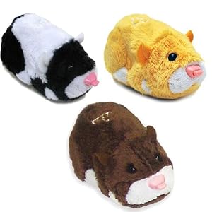 Zhu Zhu Pets Hamsters Set of 3 Winkie, Scoodles, and Nugget by 