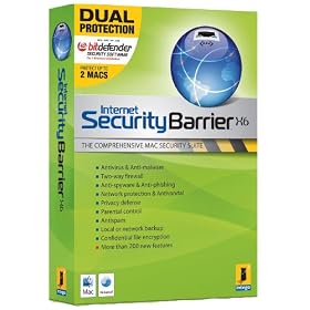 Intego Internet Security Barrier X6, Dual Protection - 2 machines (Mac)