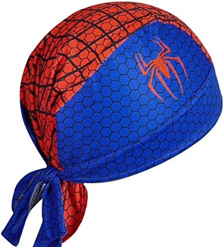 UpMall Outdoor Sports Turban Cycling Turban Skating Headscarf Mountaineering Headscarves Spider Man Blue