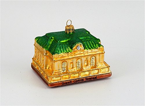 Grand Central Terminal NYC Polish Blown Glass Ornament Grand Central Terminal NYC Polish Blown Glass Ornament