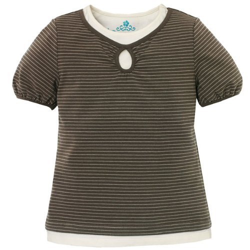 knit keyhole tee