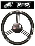 Eagles LEATHER Steering Wheel Cover