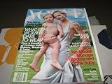 Vogue Magazine Amber Valletta (Amber Valletta & Son Auden , Jude Law , Dietrich , Kelly , Kenneddy , Iman , Madonna, July 2002)