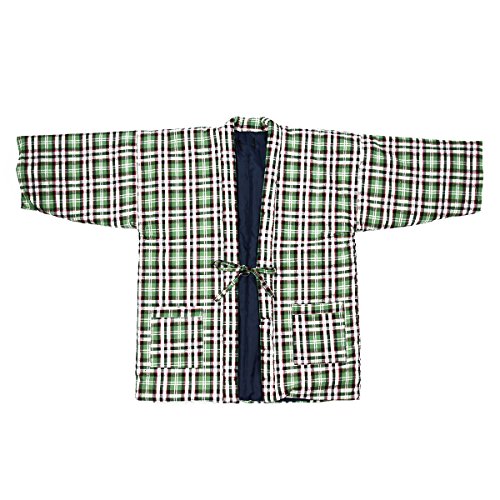 Veroman ちゃんちゃんこ 袢纏 はんてん どてら 男女兼用 (グリーン) Veroman ちゃんちゃんこ 袢纏 はんてん どてら 男女兼用 (グリーン)