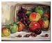 CounterArt Cascading Fruit 12 by 15-Inch Glass Cutting Board