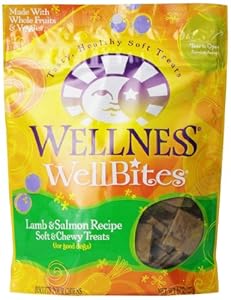 Wellness WellBites Dogs Treats, Lamb and Salmon, 8-Ounce Pouch Wellness WellBites Dogs Treats, Lamb and Salmon, 8-Ounce Pouch