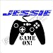 Personalized Video Game Controller Decal Wall Sticker Custom Removable Wall Art