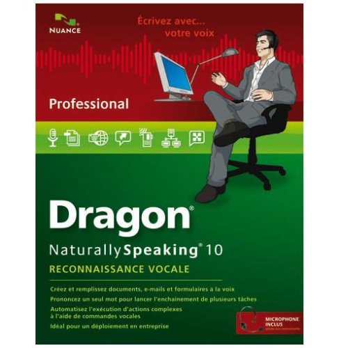 Dragon NaturallySpeaking professionnal v10