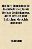 The Hartt School Faculty: Adelaide Bishop, Jackie McLean, Denise Restout, Alfred Einstein, Julia Smith, Lynn Klock, Eric Rosenblith