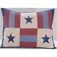 Covington Patriotic Americana Quilted Pillow Sham