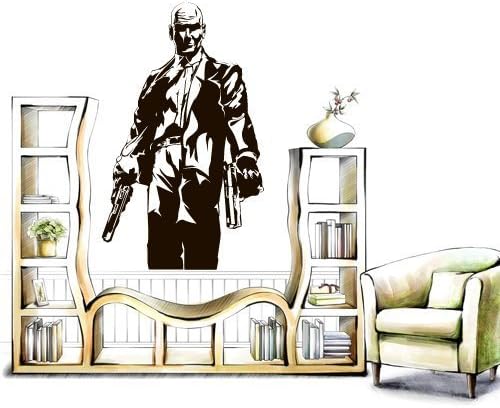 Wall Vinyl Sticker Decals Decor Art Bedroom Design Killer Hitman Man Game (Z2564)