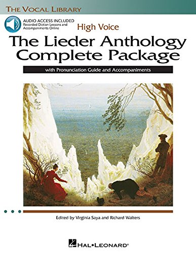the lieder anthology complete package high voice bookpronunciation guideaccompaniment cds the vocal library