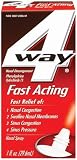 4 Way Nasal Decongestant Nasal Spray, Fast Acting, 1-Ounce (29.6 ml) (Pack of 3)
